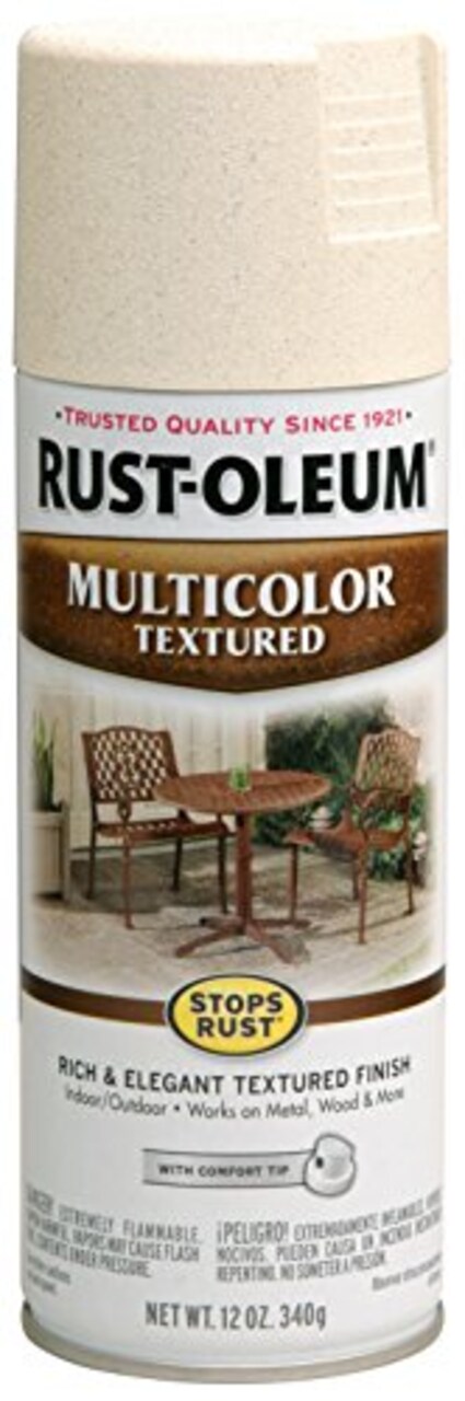 Rust-Oleum 239121 Stops Rust Multi-Color Textured Spray Paint, 12 Ounce (Pack of 1), Caribbean Sand